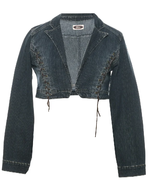Sports And Leisure Cropped Denim Jacket - S