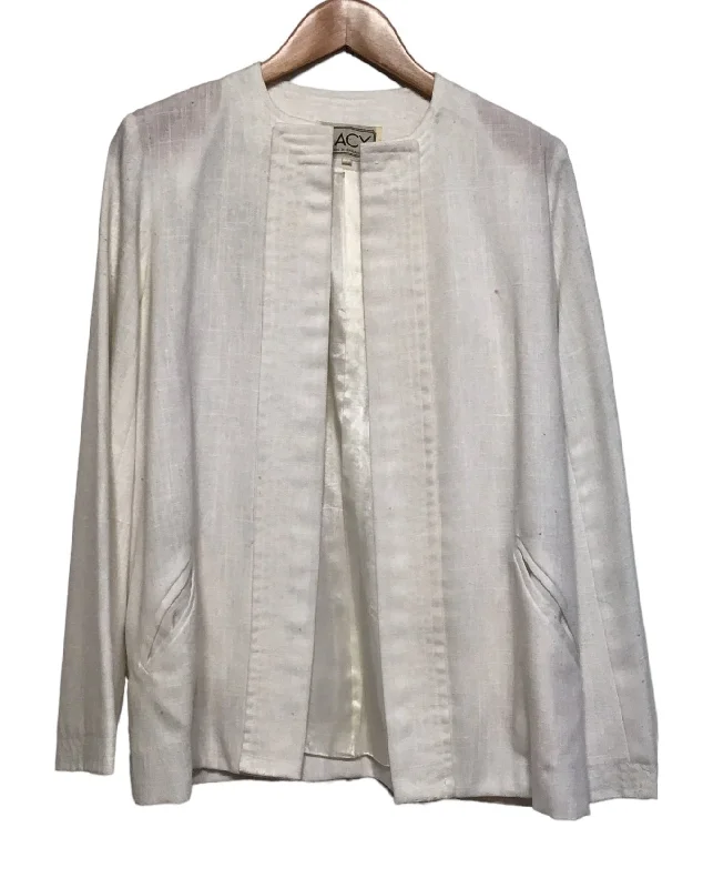 Dynamic Fashion Kacy White Blazer (Size M)