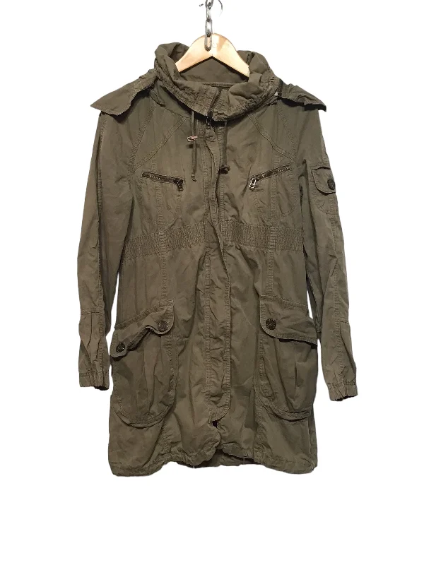 Trendy Traveler Khaki Green Jacket (Size M)