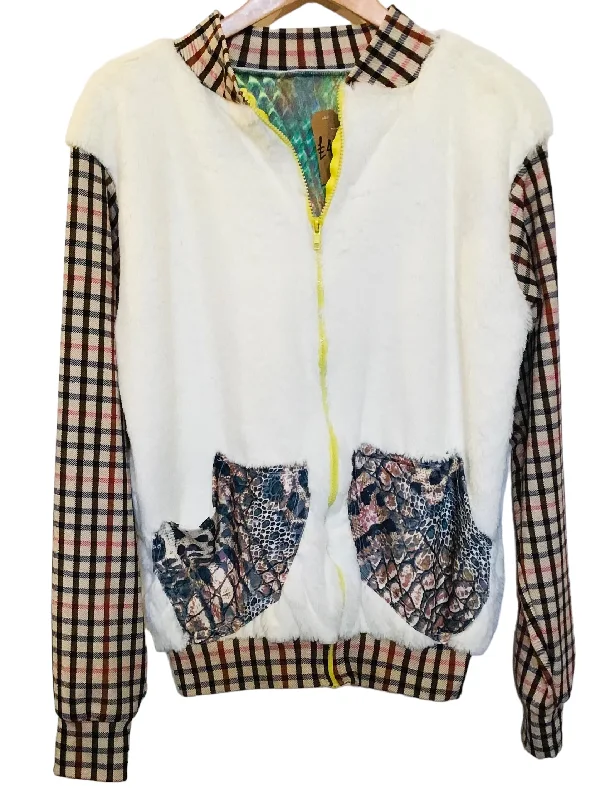 Energetic Matsinhe Crafts Handmade Bomber Jacket (Men's Size M)