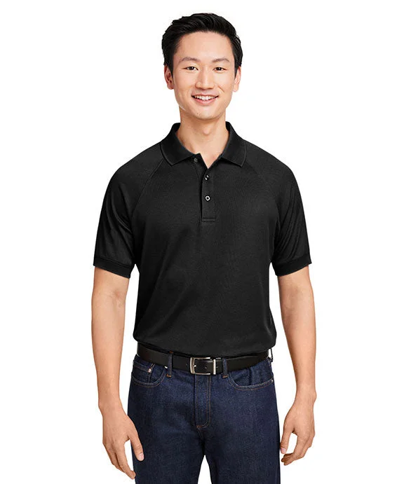New Autumn And Winter Styles M208 - Harriton Mens Charge Snag and Soil Protect Polo Shirt | Black