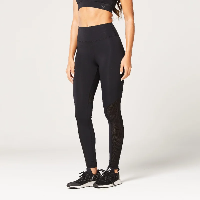 Exquisite Tailoring Code Live-in Leggings - Black