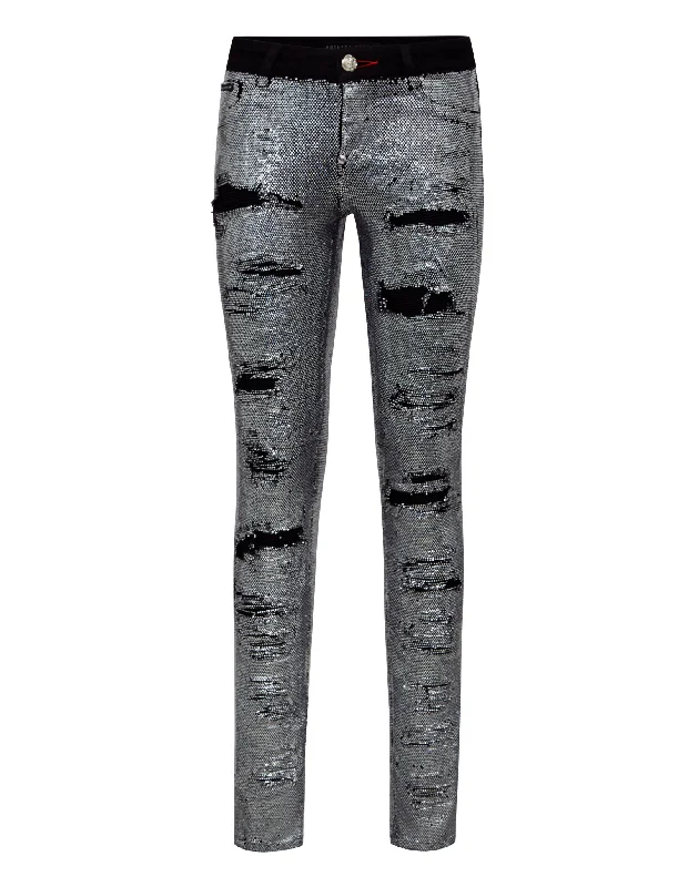 Street Graffiti Design Jeggins Crystal