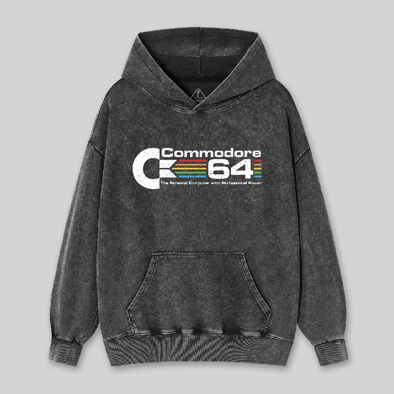 Artistic Temperament Commodore 64 Nerd Washed Hoodie