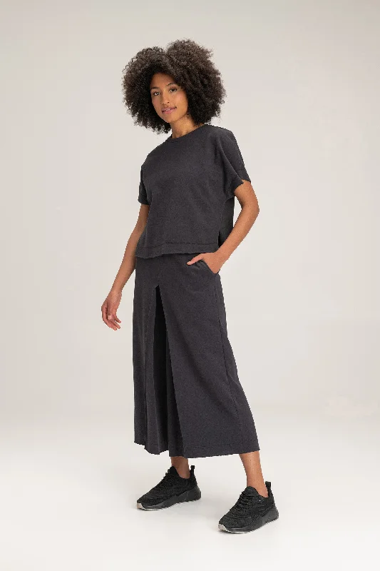 High Street Fashion Stone Cropped Pants