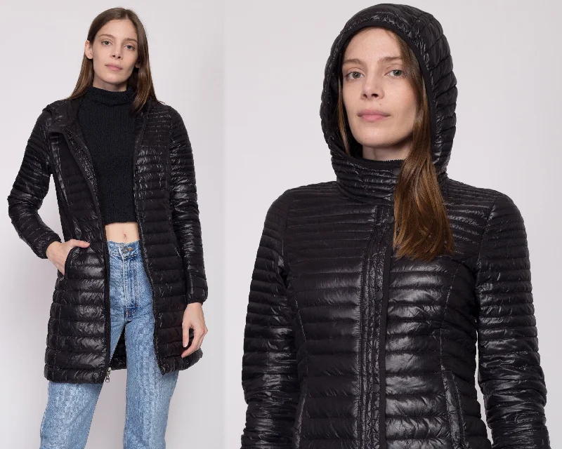 Fashion Innovation XS Patagonia Black Fiona Lightweight Down Fill Parka