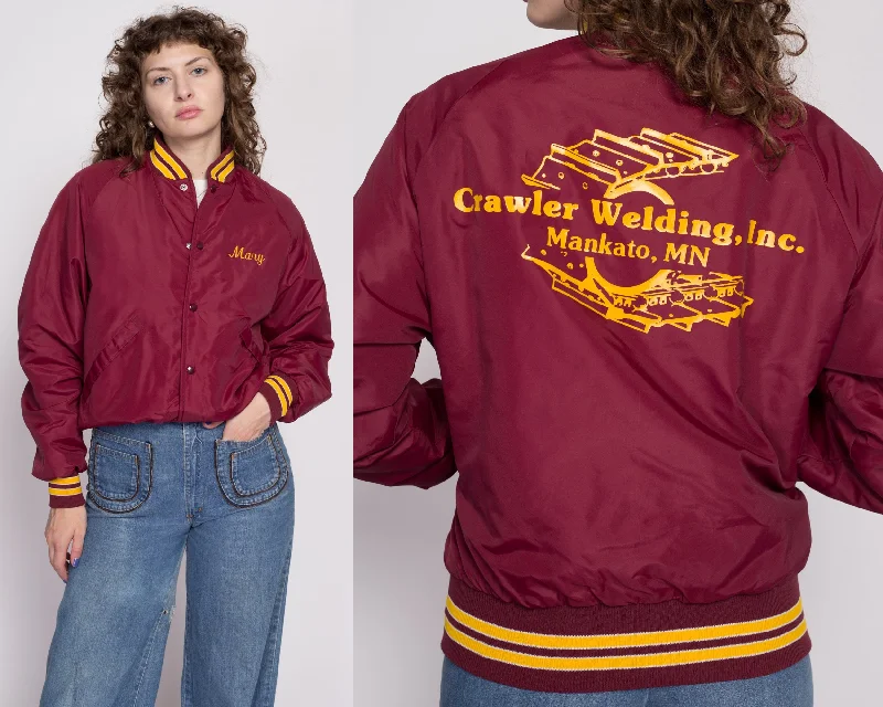 High Street Design 80s Crawler Welding Uniform Varsity Jacket - Men's Medium