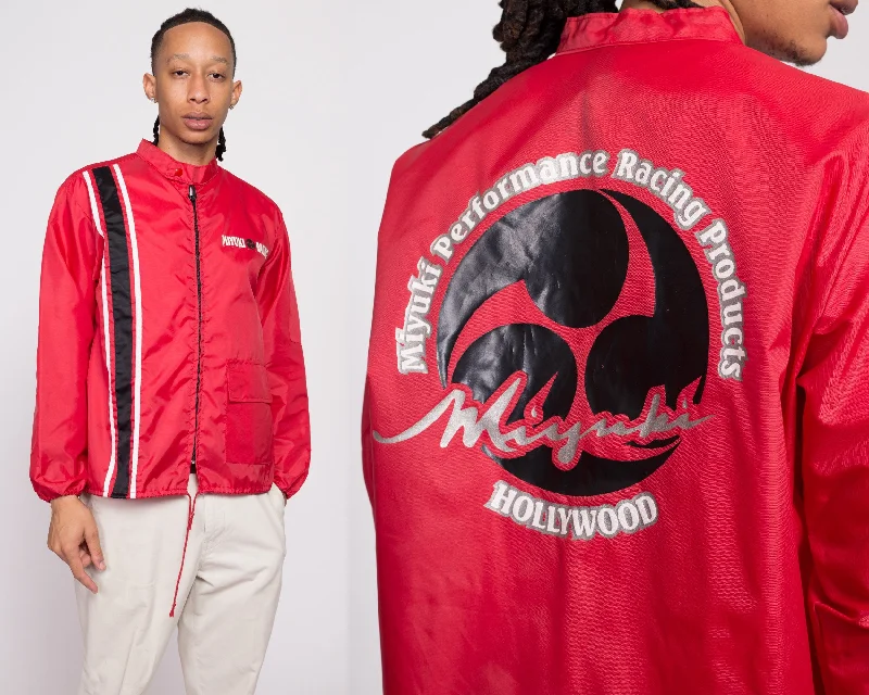 American Style 80s Miyuki Racing Windbreaker - Men's Medium, Women's Large