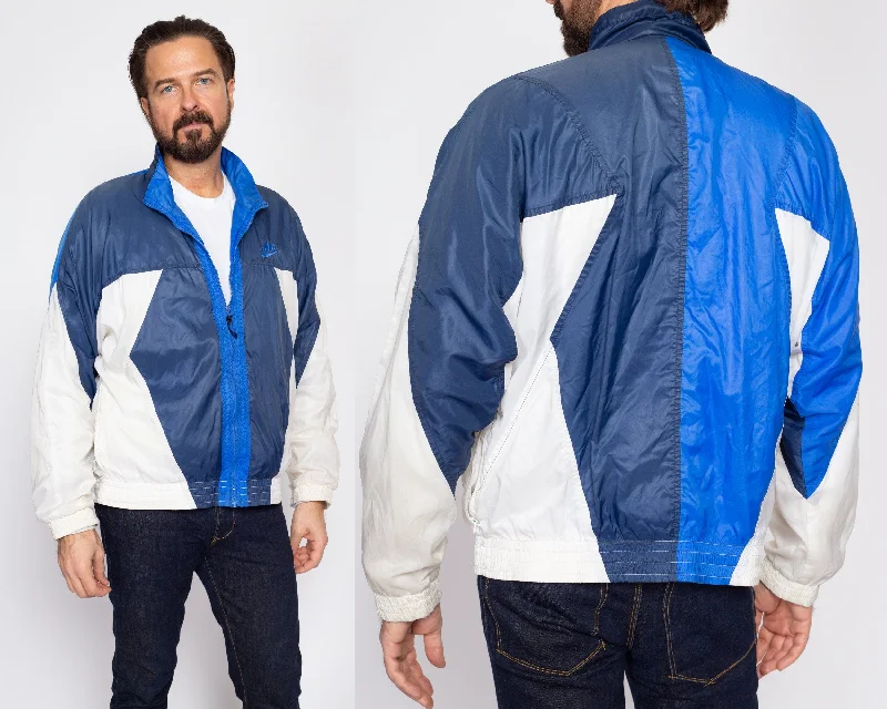Personalized Design Large 80s 90s Nike Color Block Windbreaker