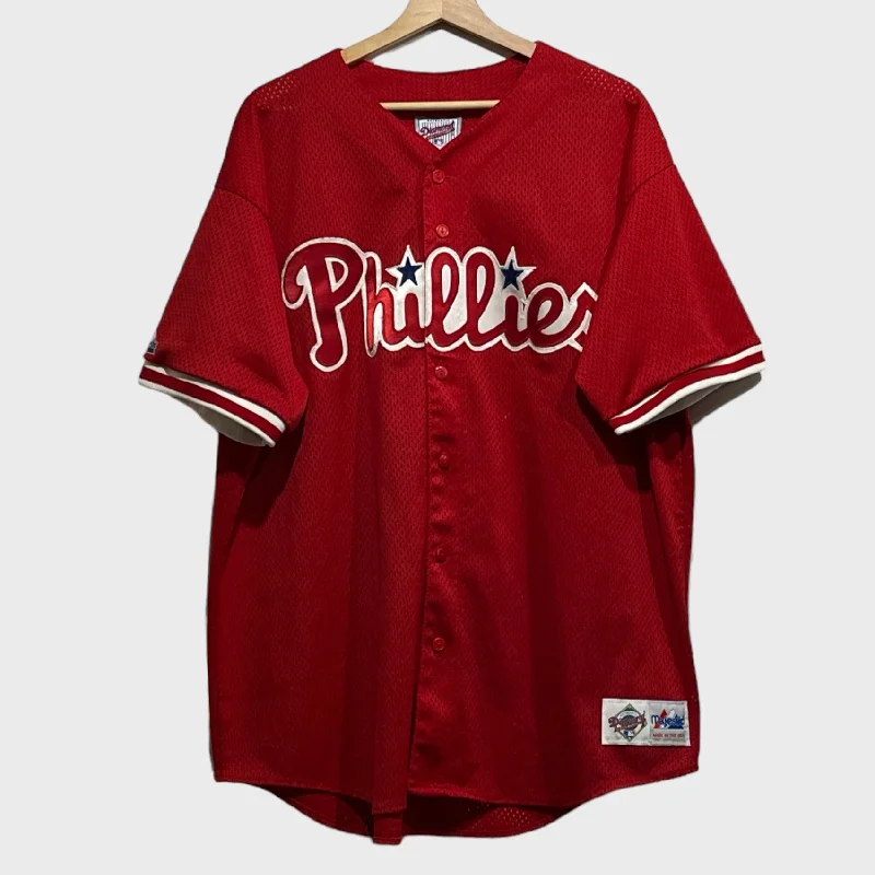 Amazing design Vintage Philadelphia Phillies Batting Practice Jersey XL