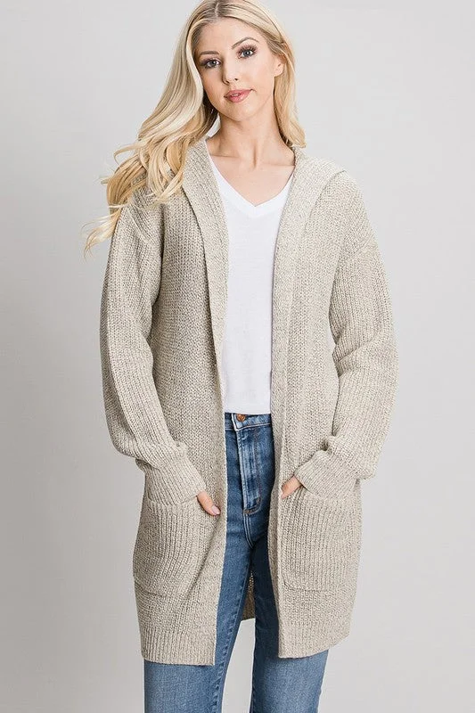 Nothing Like The Past Hooded Cardigan