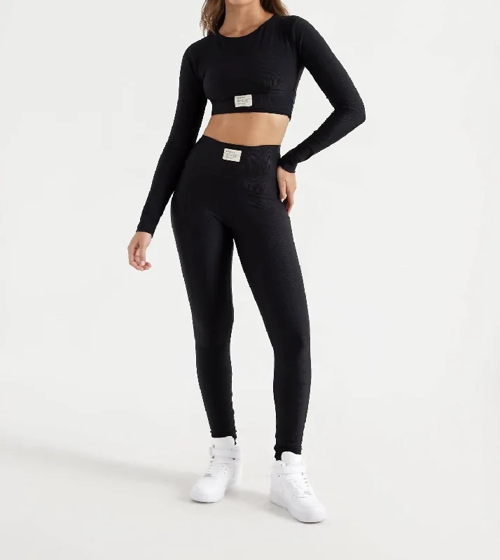 British Fashion Tania Legging In Black