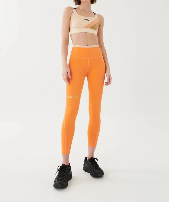 Uprise Legging In Nectarine