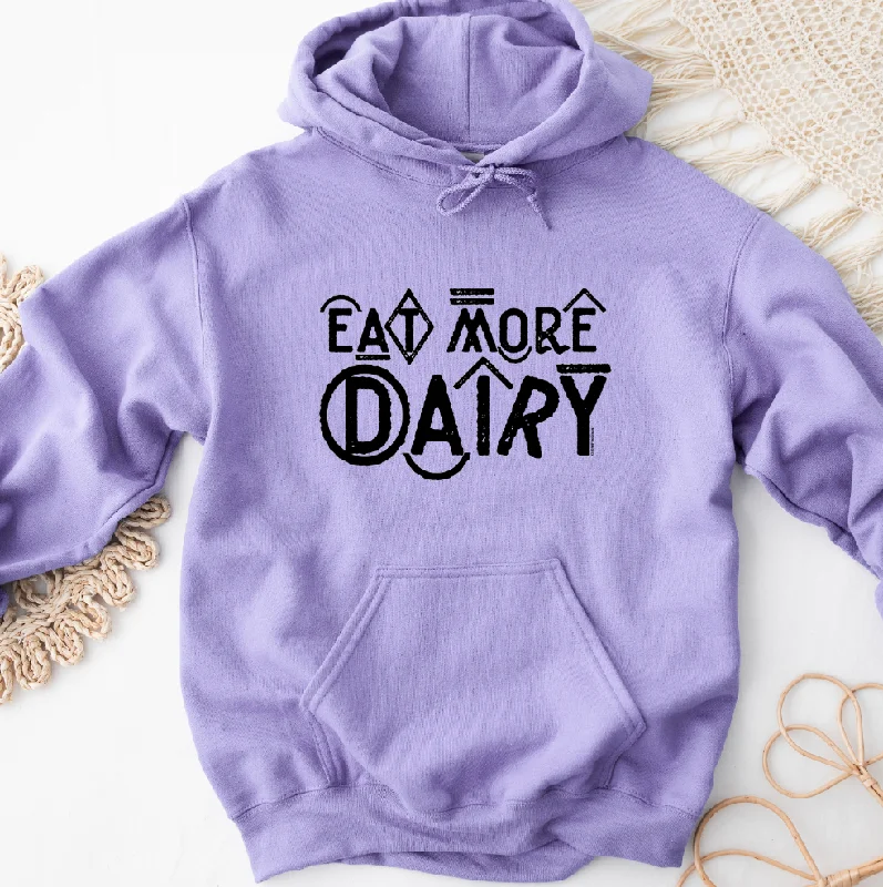 Branded Eat More Dairy Hoodie (S-3XL) Unisex - Multiple Colors!