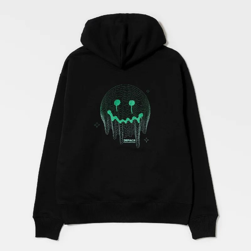 Deface TOPO Hoodie (Black/Green)