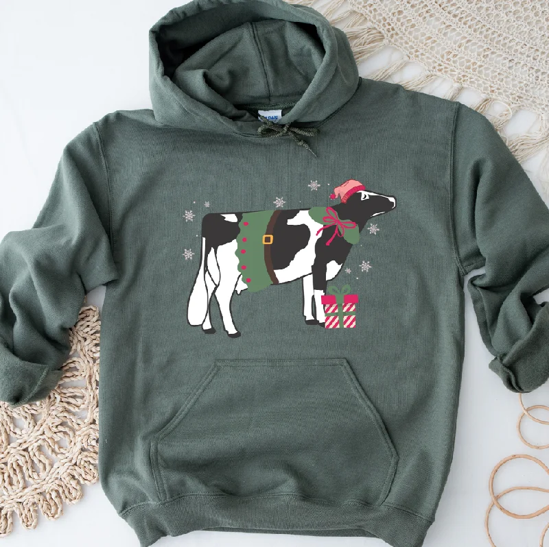 Elf Dairy Cow Hoodie (S-3XL) Unisex - Multiple Colors!