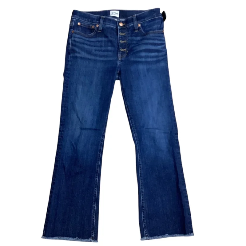 Jeans Boot Cut By J. Crew In Blue Denim, Size: 4