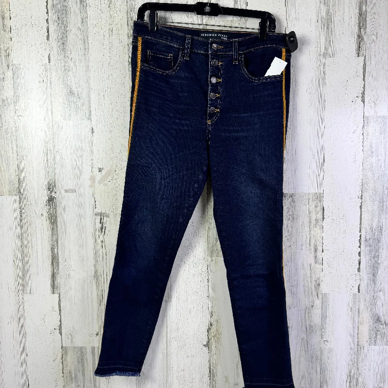 Jeans Skinny By Veronica Beard In Blue Denim, Size: 10