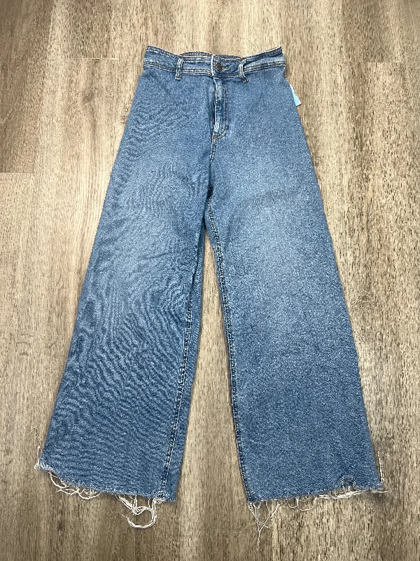 Jeans Straight By Zara In Blue, Size: 6