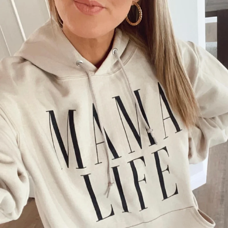 Mama Life • Sand Hoodie