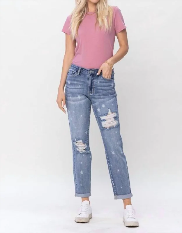 Star Crossed Boyfriend Jean In Blue