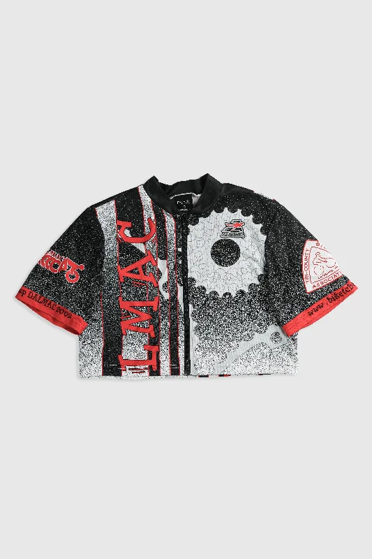 Rework Crop Cycling Jersey - L