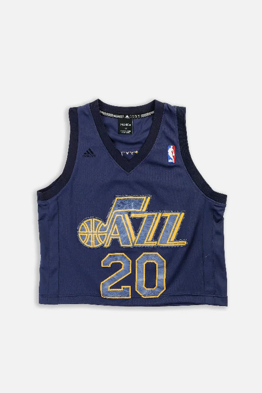 Rework Crop Utah Jazz NBA Jersey - L