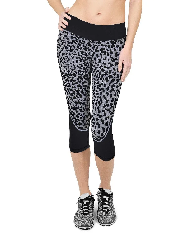 Bia Brazil Activewear Velvet Cheetah Capri SL3136