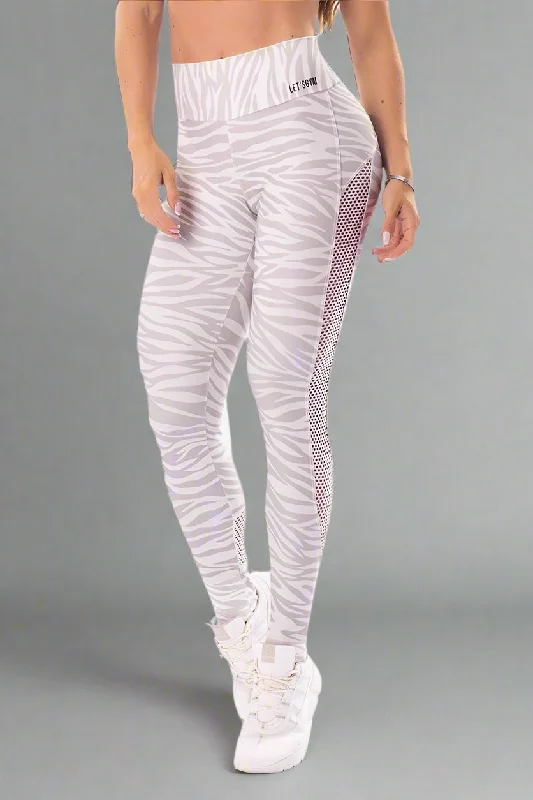 Let's Gym Extreme Zebra Legging