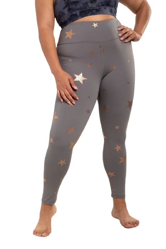 Mono B Starry Night Foil High-Waisted Leggings  APH-A08135 and Plus