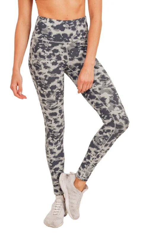 Mono B Textured Spotted  High waist Leggings APH-A075 and Plus