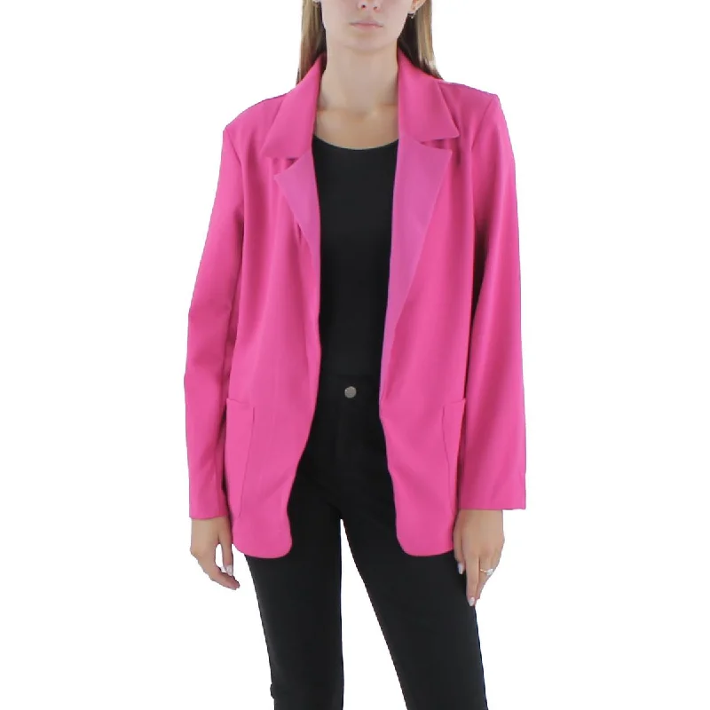 Aqua Womens Summer Suit Separate Work Wear Open-Front Blazer