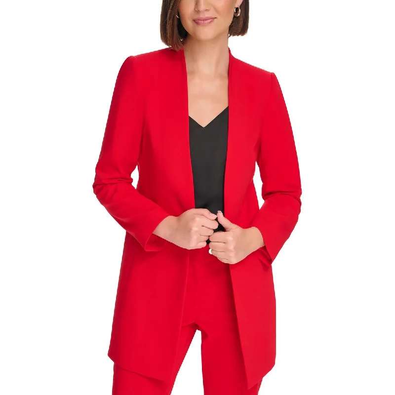 Calvin Klein Womens Petites Suit Separate Business Open-Front Blazer