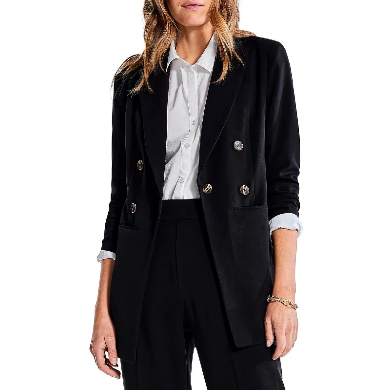 Nic + Zoe Womens Avenue Suit Separate Work Wear Double-Breasted Blazer