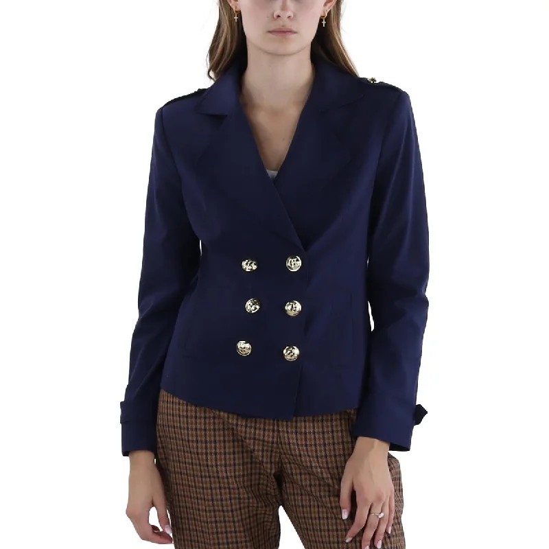 Tahari ASL Womens Peacoat Professional Sportcoat